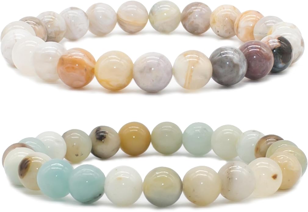 Comprehensive Comparison of Crystal Vibe's Bracelets and Bivei's Healing Crystal Bracelet 6 Product