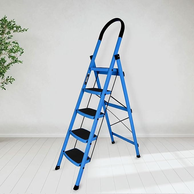 Plantex Premium Steel Foldable 5-Step Ladder 59% off